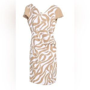 SOLD!!!! Moschino Sand Print Dress Size 14 NWT